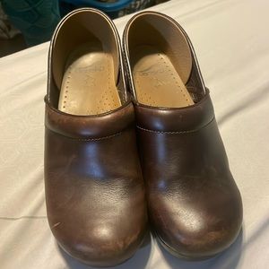Dansko brown clogs size 40